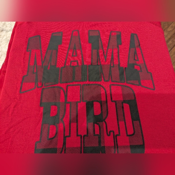 Torrid Fleece Long Sleeve Red sweatshirt, Mama Bird Size 3x - Picture 7 of 7